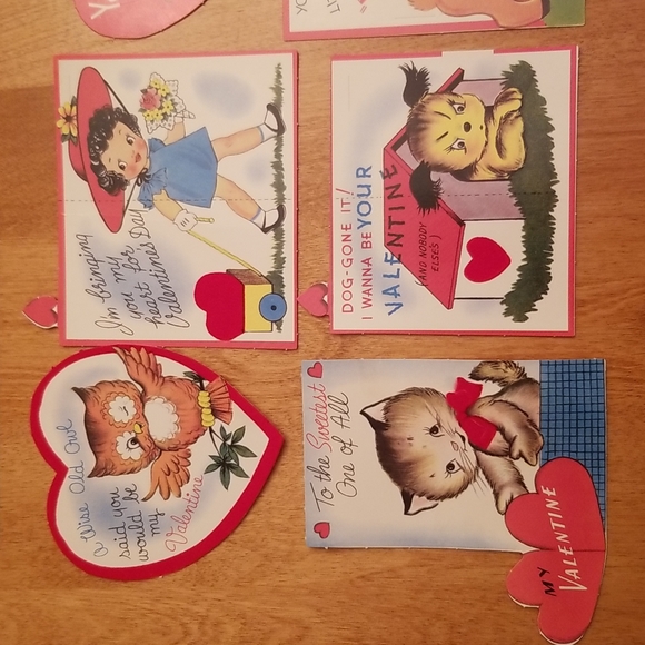 ♥️VINTAGE STYLE VALENTINE'S CARDS - Picture 2 of 11